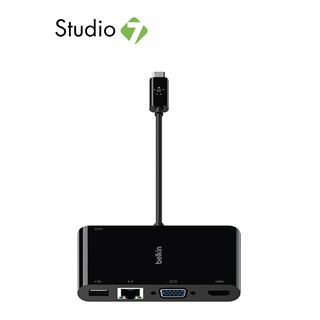 Belkin Type-C Multifunctional Converter HUB PD 4-in-1 (AVC004btBK) อุปกรณ์เสริมหัวแปลง by Studio7