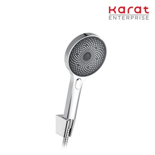 Karat Faucet ฝักบัวสายอ่อนปรับน้ำ 3 ระดับ ขนาด 13 ซม. พร้อมสายสแตนเลส 304 รุ่น KS-43-233-50