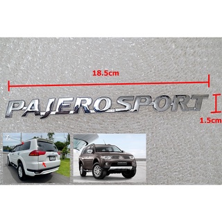 K-95 ตัวอักษร PAJERO SPORT สำหรับติดท้าย Mitsubishi Pajero Sport ป๊ 2011มีเทปกาวติดด้านหลัง