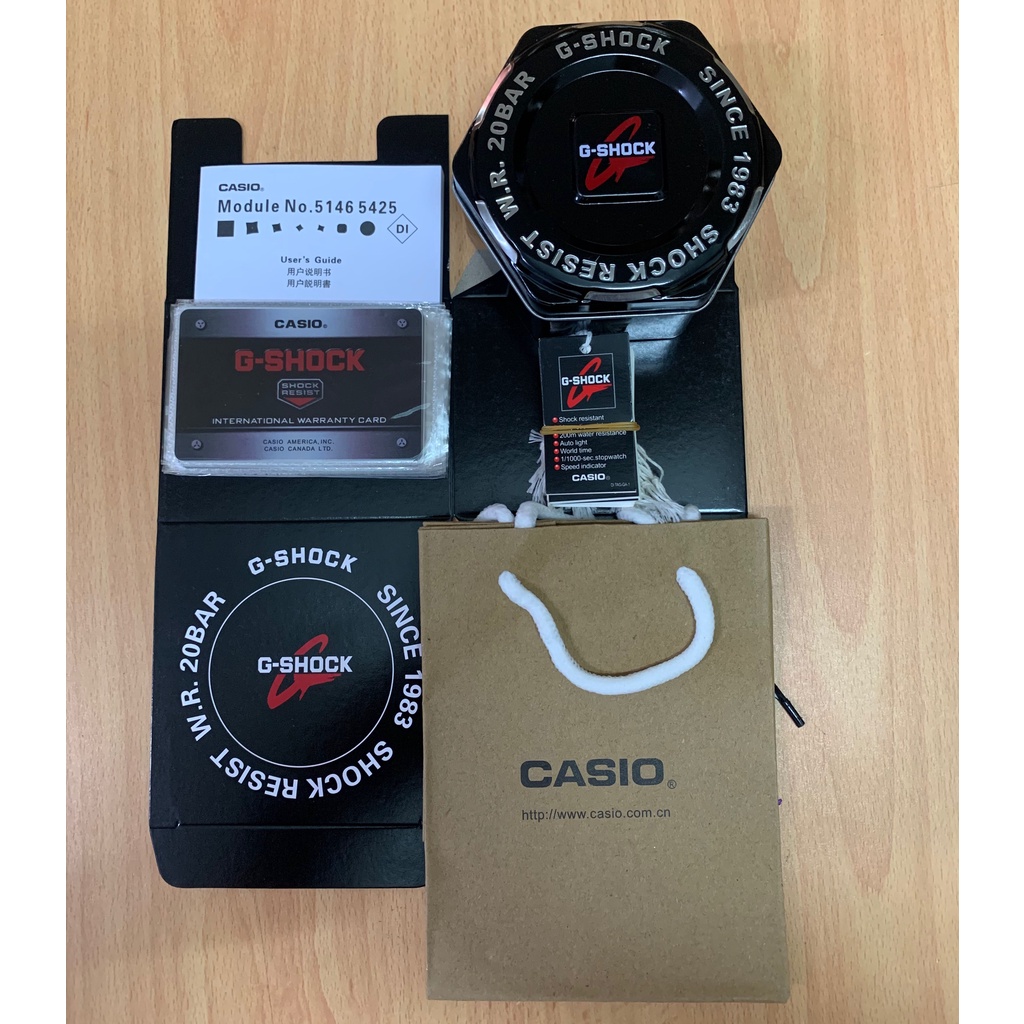 Gshock Box Fullset กล่องนาฬิกาเก็บ Jam Gshock Kotak Jam Tangan กล่อง Jam Gshock 手表盒