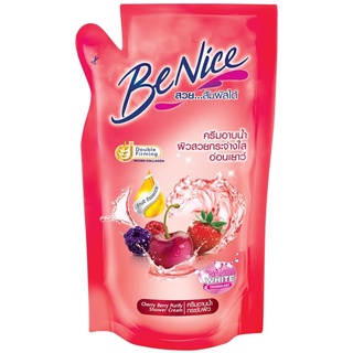 SuperSale63 400ML บีไนท์ BeNice ครีมอาบน้ำบีไนซ์ ผิวสวยกระจ่างใสเปร่งประกาย ครีมอาบน้ำบีไนซ์ถุงเติมสีแดง 400 มล.