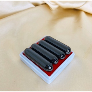 เหล็กไหลเพชรพญานาค ขนาด 1*4CM สีแดงสด สีดำ