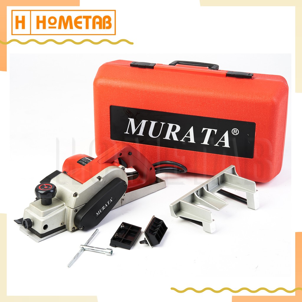 Murata กบไสไม้ เครื่องไสไม้ ไสไม้ เครื่องไสไม้ไฟฟ้า กบไฟฟ้า 3" 750 วัตต์ รุ่น MR-110-A (สีแดง)