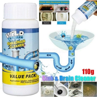 wild tornado sink &amp; drain cleaner ผงละลายไขมันผมน้ำมันสบู่