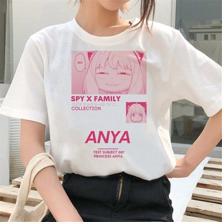 Spy X FAMILY Shirt ANYA Forger TEES เสื้อยืดแขนสั้นลําลอง ทรงหลวม พิมพ์ลาย The Forger 3D แฟชั่นสําหรับเด็ก