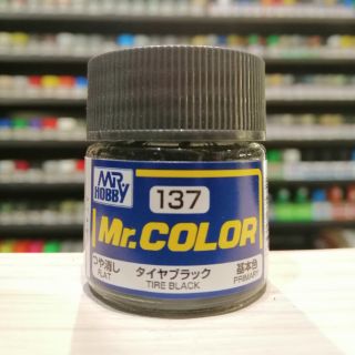 สี Mr.COLOR no.137 TIRE BLACK