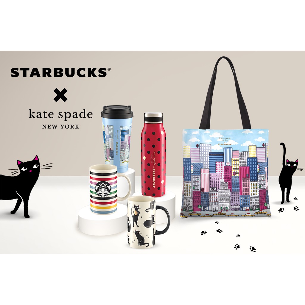 Starbucks Kate Spade Tote Bag กระเป๋าสะพาย