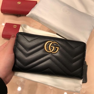 New Gucci marmont zippy wallet