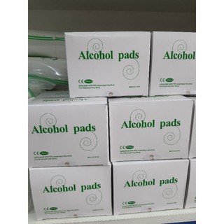 alcohol pad 75% กล่องบรรจุ 100 ชิ้น