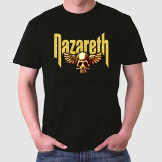 เสื้อวินเทจชาย - เสื้อยืดผู้ชายเทรนด์สุดฮอตNazareth34เมทัลร็อคแบนด์โลโก้Legendโลโก้แบรนด์940619