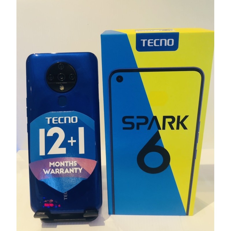 Tecno Spark 6 แรม 4 GB รอม 64 GB เครื่องใหม่แท้ 100% รับประกัน 12 เดือน ...