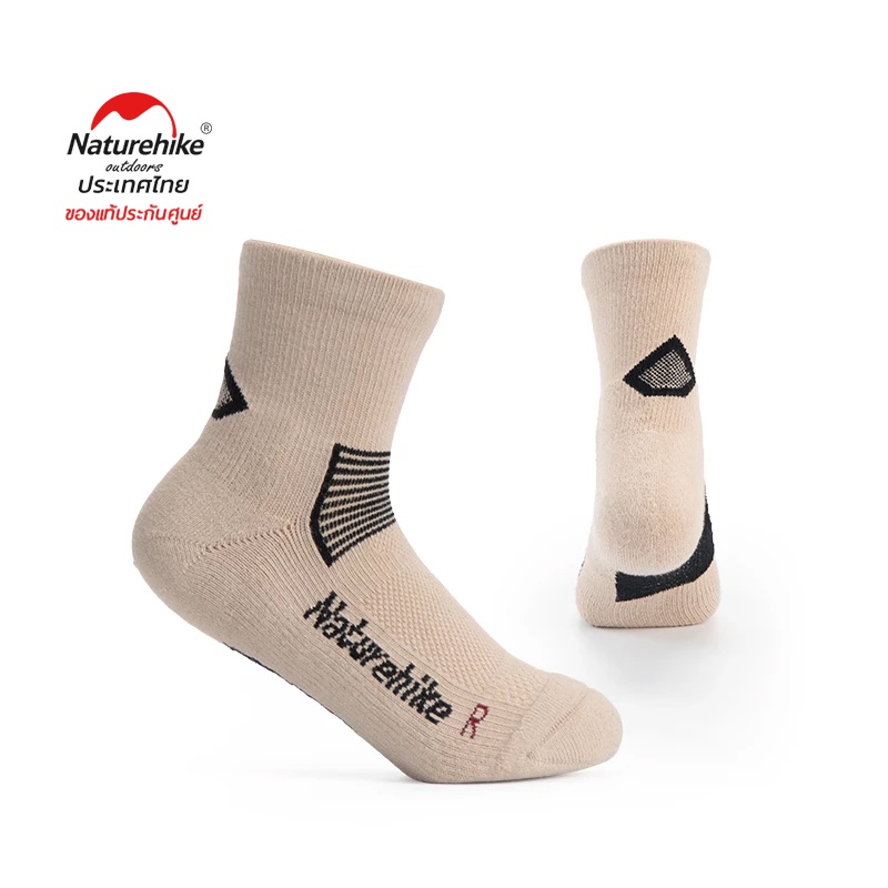 Naturehike Thailand ถุงเท้า (ราคา/2คู่) Fitness right angle socks 2 pairs
