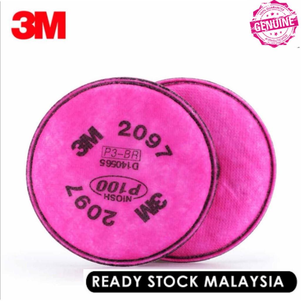 1PAIR 3 M 2097 P100 PARTICULATE FILTER