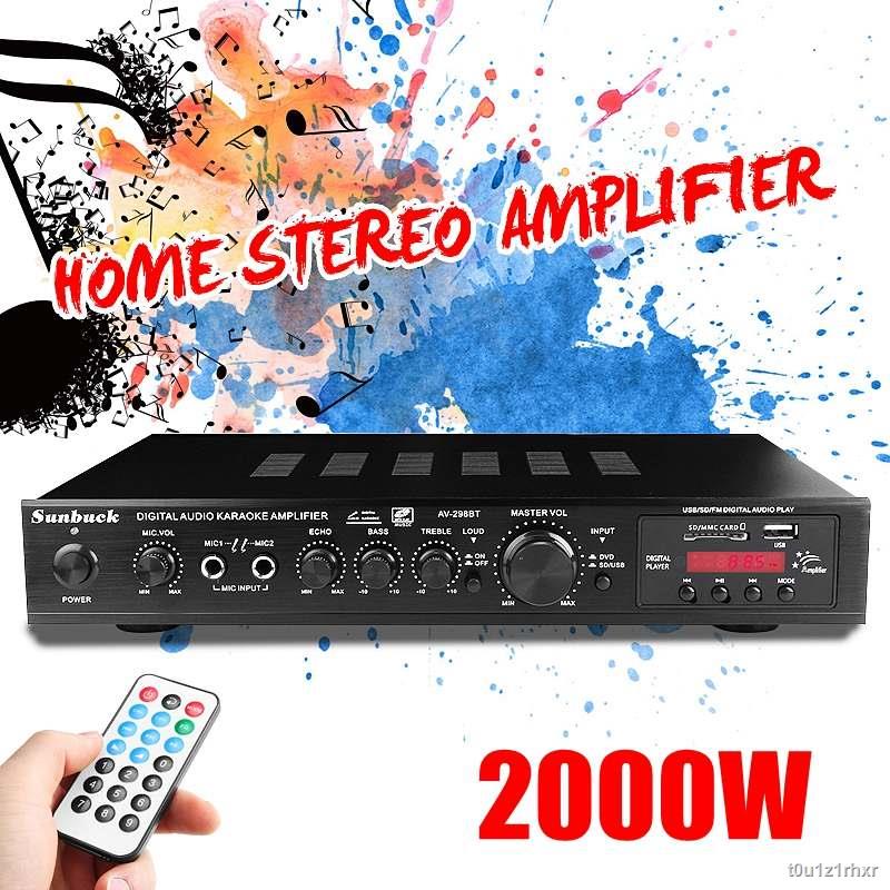 Sunbuck High Resolution Amplificador Bluetooth Digital Amplifier Stereo ...