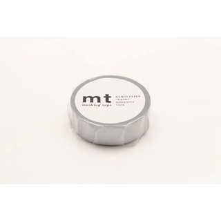 mt masking tape silver (MT01P206) / เทปตกแต่งวาชิ สี silver แบรนด์ mt masking tape ประเทศญี่ปุ่น