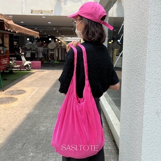 กระเป๋าผ้า SASI Hot pink tote