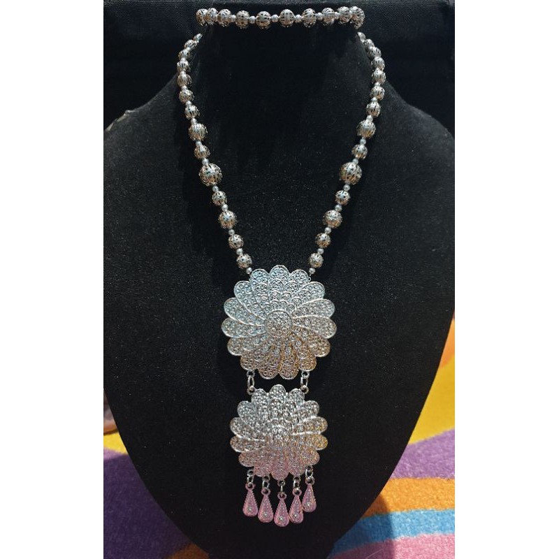 Kebaya สร้อยคอเข็มกลัด/สร้อยคอพื้นเมือง/สร้อยคอชาติพันธุ์