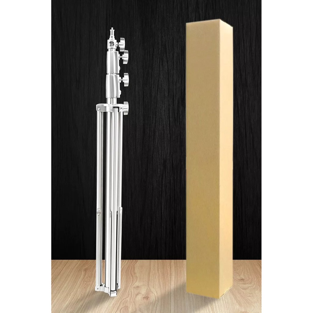 Stainless Steel Light Stand ขาตั้งไฟสแตนเลส 2.8เมตร สำหรับงานหนักสำหรับ Studio SoftBox MonoLight และอุปกรณ์ถ่ายภาพอื่น ๆ - รูปที่ 7