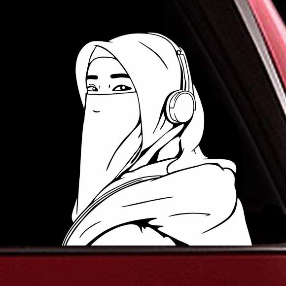 สติ๊กเกอร์ตัด SYLOUET HIJAB GIRL อุปกรณ์สติ๊กเกอร์