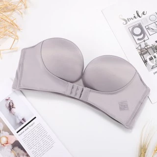 สินค้าพร้อมส่างจากไทย💥LoveIs Bra💥 (N352) เสื้อชั้นใน เกาะอกไร้ขอบ หลังตะขอ งานดี