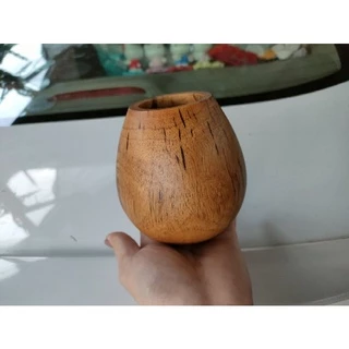 แก้วไม้ ที่ใส่ของ ทำจากไม้ มี2ขนาด