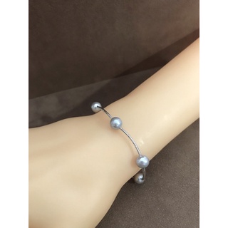 กำไลข้อมือไข่มุกแท้ดีไซน์น่ารัก