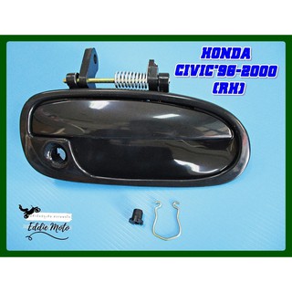 HONDA CIVIC year 1996-2000 OUTER DOOR HANDLE OUTSIDE FRONT RIGH (RH) "BLACK"  // มือจับนอก ด้านหน้าขวา สีดำ