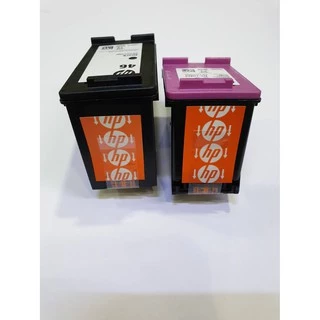 ตลับหมึก hp 46 สี-ดำ noboxของแท้100%