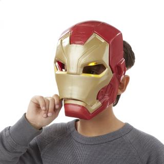 【Available】หน้ากากคอสเพลย์ Marvel Avengers Iron Man มีเสียงเบา สําหรับเด็ก