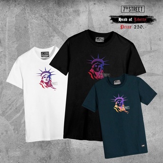 เสื้อยืดแขนสั้น 7thStreet​  ลายHead of liberty   รุ่น HOL ของแท้100%  พร้อมส่ง 3 สี