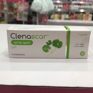 Clenascar acne spot gel 7g เจลแต้มสิว ไม่เกิดรอยดำ