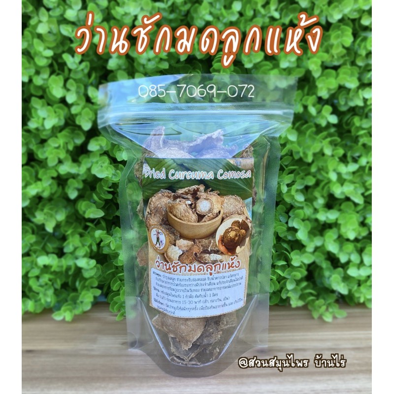 ว่านชักมดลูกแห้ง แบบต้มดื่ม (ขนาด 250 กรัม ) ใช้ว่านตัวเมีย