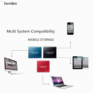 Tombn 4Tb / 2Tb / 1Tbgb ฮาร์ดดิสก์มือถือ Type C Usb3.1 แบบพกพา