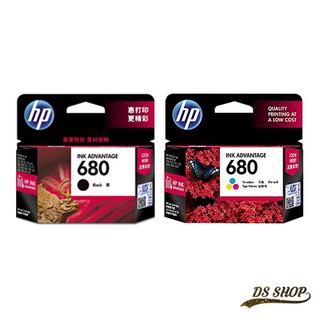 HP 680 Black + Color Original ตลับหมึกของแท้สีและดำ