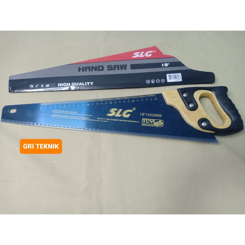 SLG WOOD SAW หรือ KOFUKU ยางเคลือบไม้ขนาด 18 INCHES / SLG หรือ KOFUKU HAND SAW 18" หรือ 450 MM