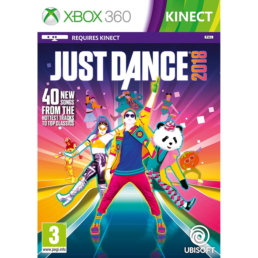 แผ่น XBOX 360 JUST DANCE 2018 ใช้กับเครื่องที่แปลงระบบ JTAG/RGH