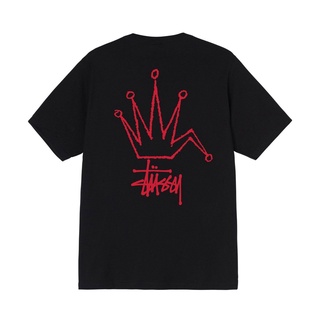 เสื้อยืดพิมพ์ลายแฟชั่น เสื้อยืด ลาย STUSSY OLD CROWN