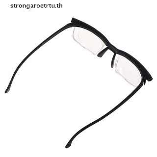 Strongaroetrtu แว่นตาสายตาสั้น ปรับโฟกัสได้ สําหรับอ่านหนังสือ วิสัยทัศน์ระยะไกล