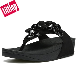 รองเท้า Fitflop Thongs รองเท้าแฟชั่นสตรีสีดํา