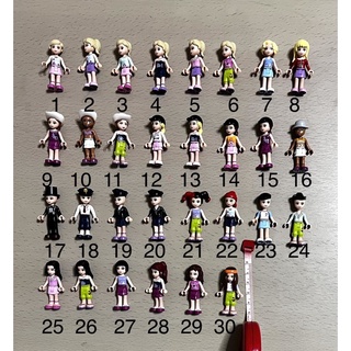 Lego Friends Olivia Mia Stephanie Andrea Emma James โมเดลตุ๊กตาเจ้าหญิงของเล่นสําหรับเด็ก (ราคาต่อ1ชิ้น)