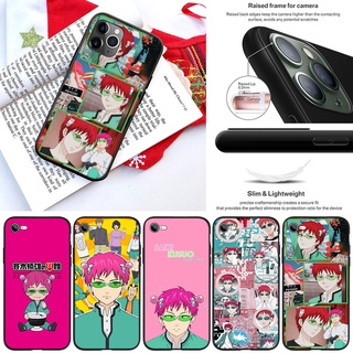 เคสโทรศัพท์มือถือ ลายการ์ตูนอนิเมะ Saiki Kusuo สําหรับ iPhone 5 5S 6 6S 7 8 11 Pro Max Plus SE XR IJ14