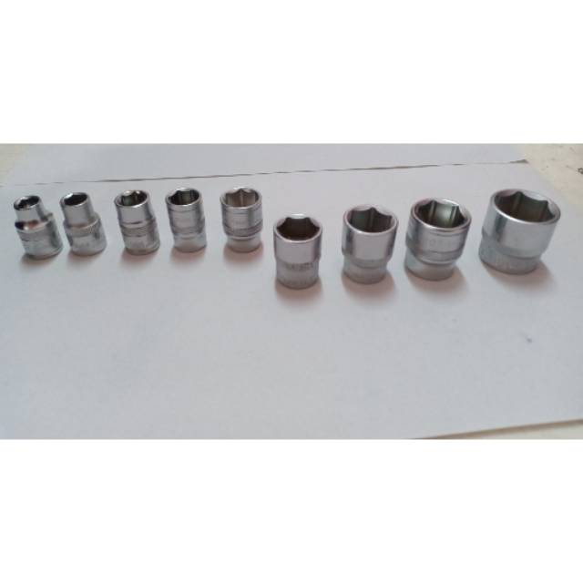TEKIRO SOCKET SQ 6PT DRIVE 3/8" ขนาด MM