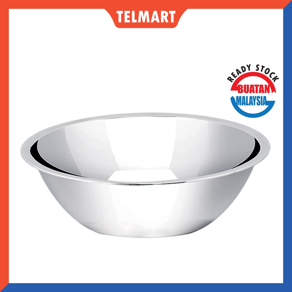 ชามผสมสแตนเลส HOMEPLUS หลายขนาด / ช้อนส้อมกลมกลม