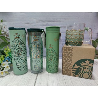 Starbucks แก้วน้ําไซเรนสเตนเลส ลายครบรอบ 50 ปี