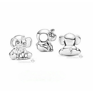 Pandora silver charm ช้าง