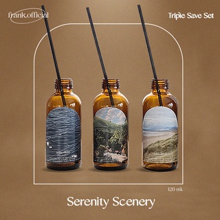 แพ็ค 3 เซ็ท-สุดคุ้ม! Serenity Scenery เซ็ทก้านหอมกลิ่นอโรมา สไตล์เกาหลี 120ml. ใช้ได้ 5 เดือน x 3 ชุด