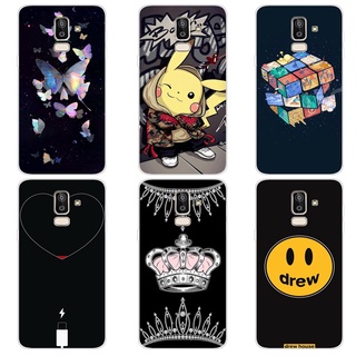 เคส ซัมซุง Samsung Galaxy J8 2018 Case การ์ตูน Pikachu Soft TPU เคสซิลิโคน โทรศัพท์มือถือ ซิลิโคนแบบนิ่ม เคส