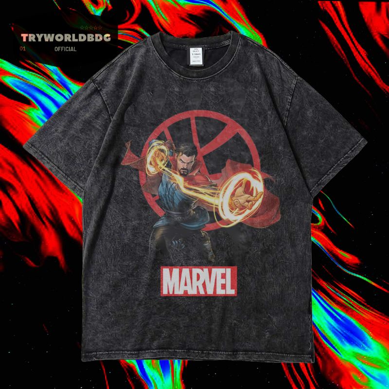 เสื้อยืด OVERSIZED / เสื้อยืด WASHED / เสื้อยืด OVERSIZED / DOCTOR STRANGER MARVEL VINTAGE TEE