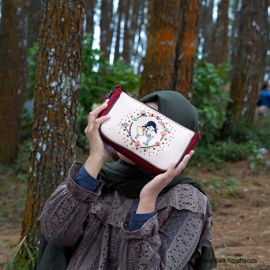 Marawa Tenzo Bag / 2 In 1 กระเป๋าสะพายไหล่สําหรับผู้หญิง