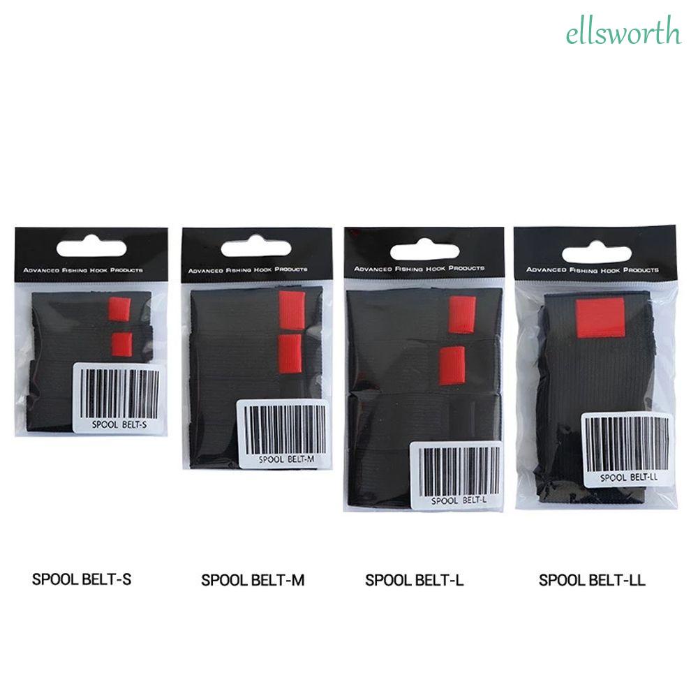 ELLSWORTH 4pcs/pack Fishing Spool Belt Fish Tackle Baitcasting Reel